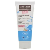 Cattier Bebe Crème Change 3 en1 Tous Types de Peaux Visage et Corps 75ml