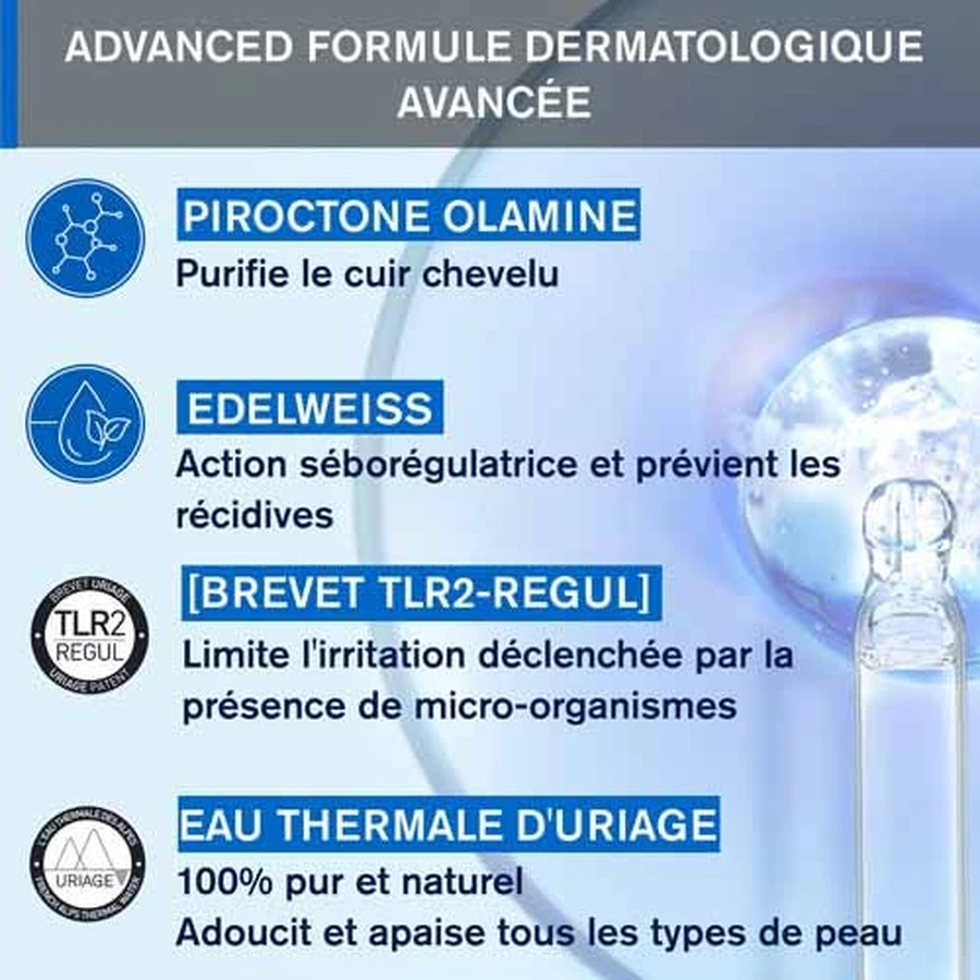 Uriage D.S Shampoo voor zacht haar 500ml