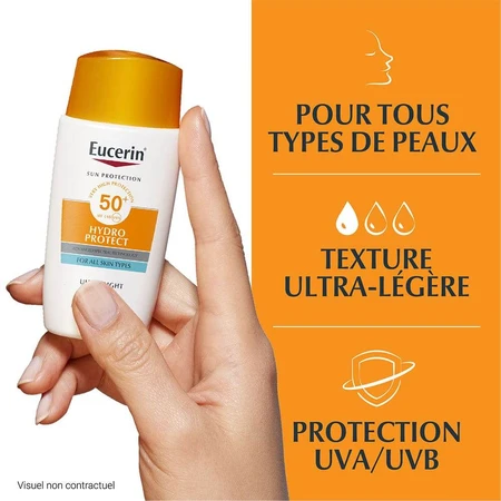 Eucerin Ochrona przeciwsłoneczna Hydro Protect ultralekki fluid 50ml: ceny i cechy