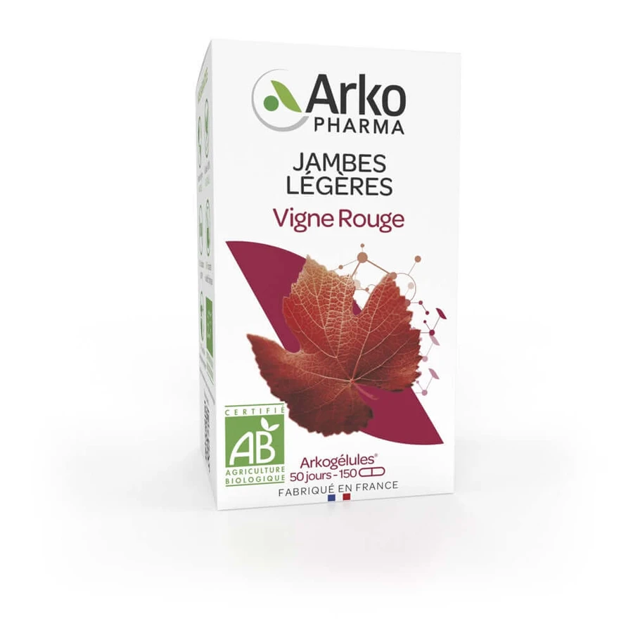Arkopharma Arkocapsule Rode Wijnstok Bio Licht Benen 150 Capsules