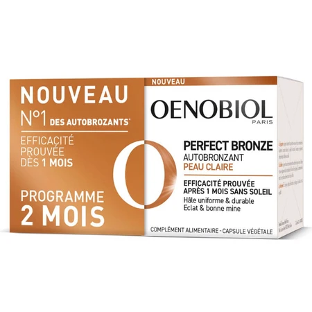 Oenobiol Perfect Bronze Selbstbräuner Klare Haut 2x30 Kapseln