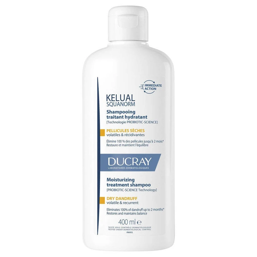 Ducray Kelual Squanorm Shampoo per il trattamento della forfora secca 400 ml