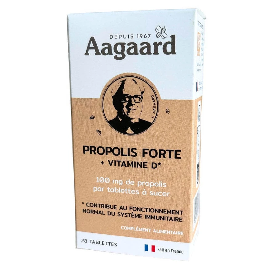 Aagaard Propolis Forte + Vitaminen D 28 schappen