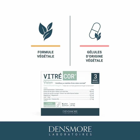Densmore Vitrecor Pflanzliche Formel 90 Gelule