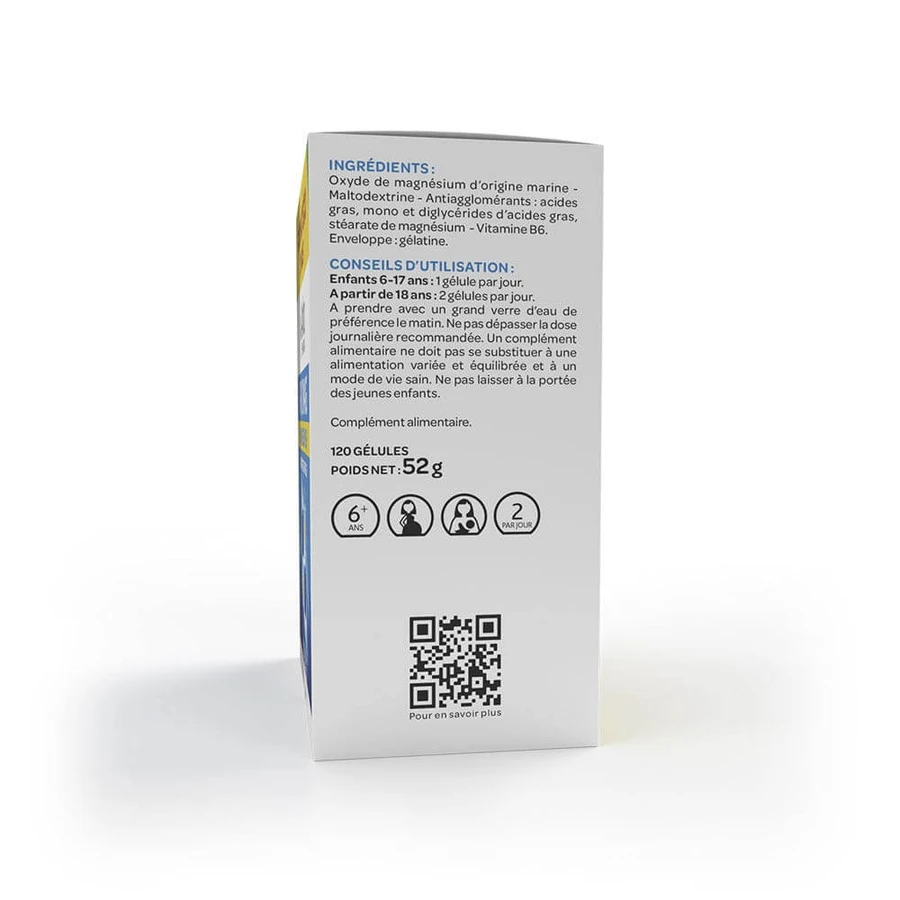 Arkopharma Arkomag Magneziu B6 Nervozitate și oboseală 120 capsule