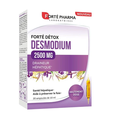 Forté Pharma FortéDétox Desmodium Leber 2500 MG 20 Ampullen
