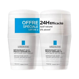 La Roche-Posay Deodorant fiziologic 24h Roll-on 2x50ml
