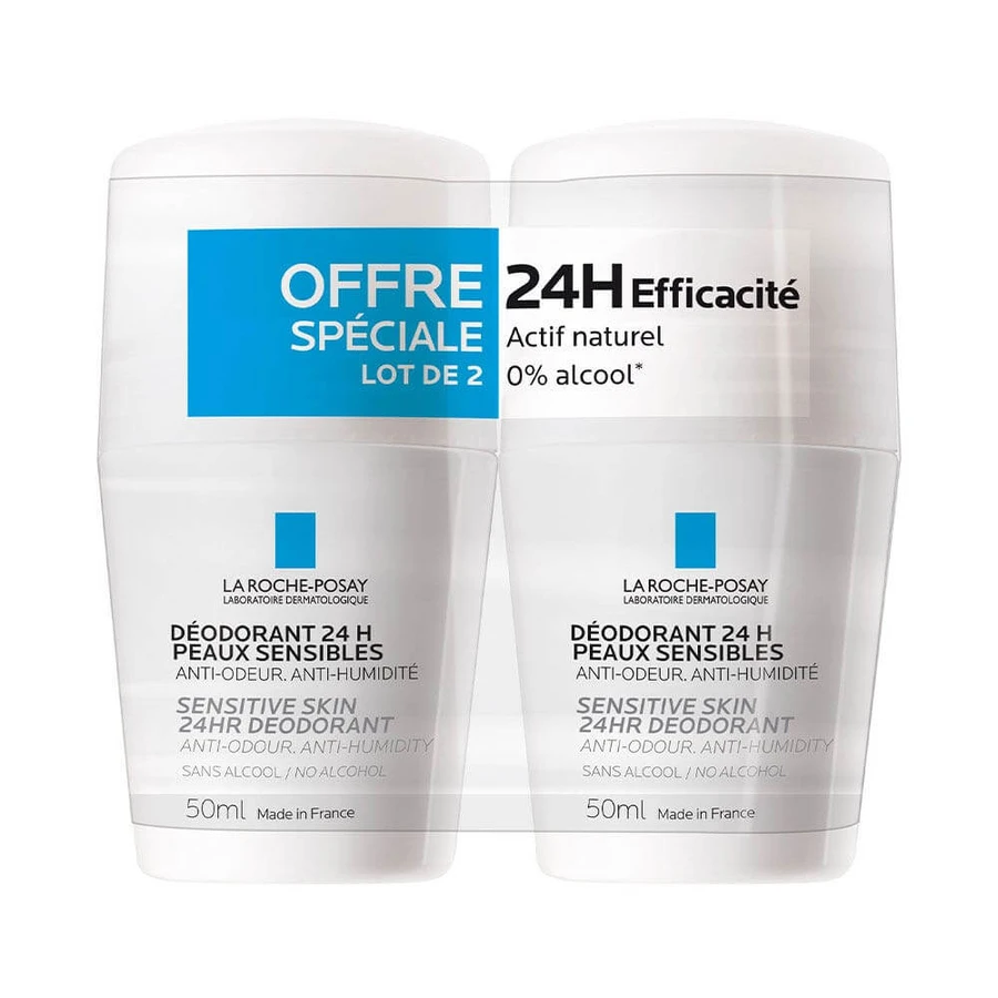 La Roche-Posay Fysiologische Deodorant 24h Roll-on 2x50ml