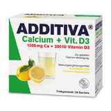 Calcium + Vitamine D3 additief, 20 sachets, Dr. Scheffler
