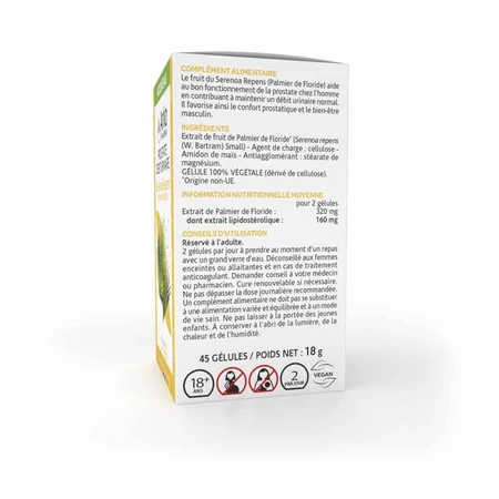 Arkopharma Arkocapsule Flusso urinario della prostata 45 capsule