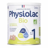 Physiolac Organic Milk Powder From 0 To 6 Months 400g