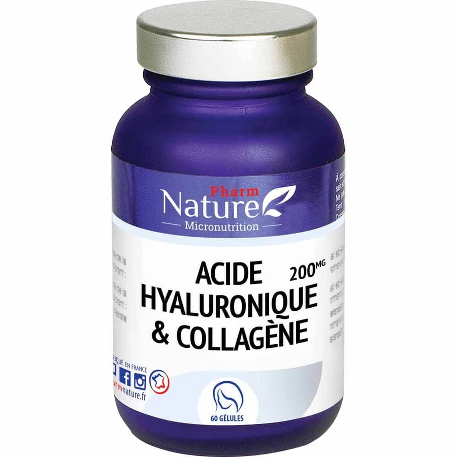 Pharm Nature Micronutrition Kwas hialuronowy i kolagen 60 kapsułek: ceny i cechy