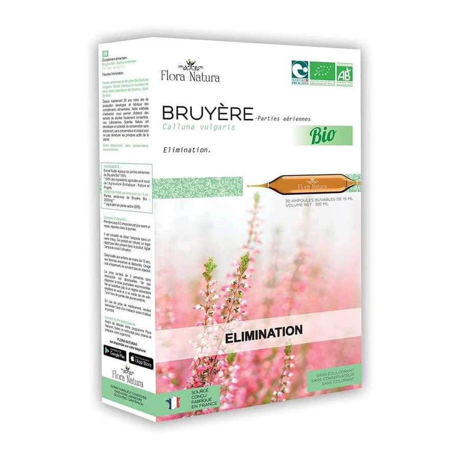 Flora Natura Heather Bio Elimination 20 Fläschchen
