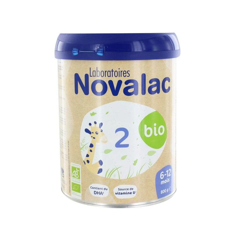 Novalac Biologische melkpoeder 2 6 tot 12 maanden 800g