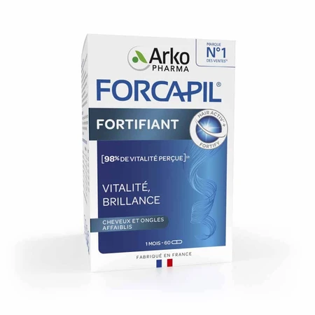 Arkopharma Forcapil Versterkend Haar en Nagels Cheveux et Ongles Affaiblis 60 gélules