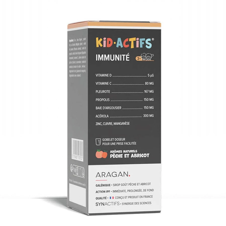 Aragan Synactifs KidActifs Immuunversterkende Syrup 125 ml