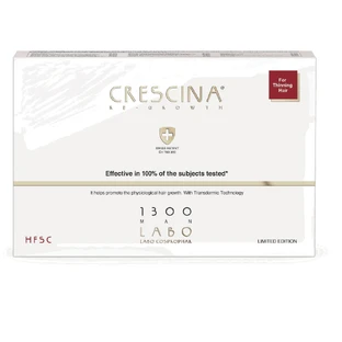 Intensive hair growth treatment 1300 Man Crescina Re-Growth, 5 ampoules, Labo