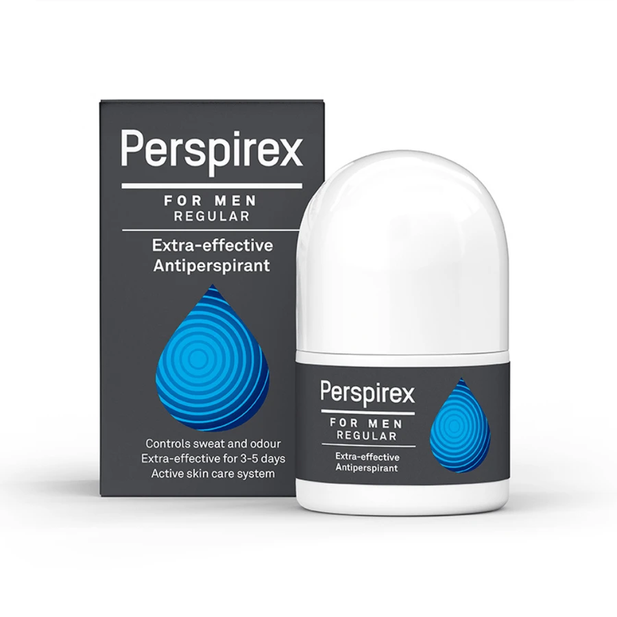 Antitranspirant Roll-on Regular Men, 20 ml, Perspirex