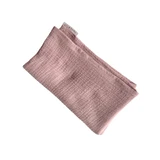 Couverture en mousseline de coton Flower, 120 x 100 cm, Antique Pink, Twindeco