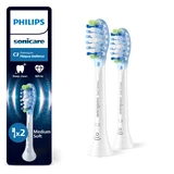 Spare brush refill for Plaque Control Sonicare brush, White, HX9042/87, 2 pieces, Philips