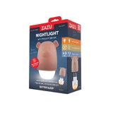 Nachtlicht mit Lichtsensor, 10 Monate+, Braun, Benny der Bär, Zazu Kids