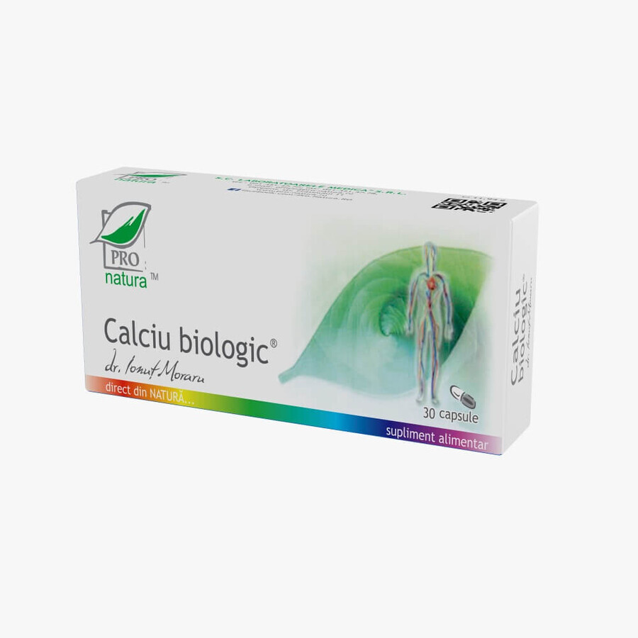 Biologisch calcium, 30 capsules, Pro Natura