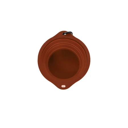 Zusammenfaltbarer Fressnapf Gloria Rot Silikon Aluminium 550 ml