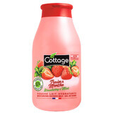 Gel douche hydratant au lait et aux extraits de fraise et de menthe, 250 ml, Cottage