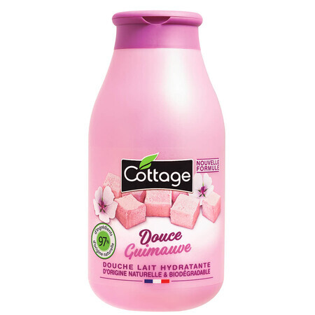 Gel doccia idratante con latte ed estratto di malva, 250 ml, Cottage