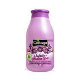 Gel douche hydratant au lait et à l'extrait de violette et de praline rose, 250 ml, Cottage