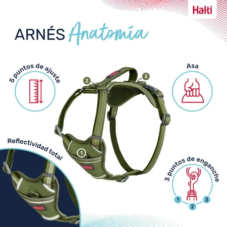Hondentuigje Company of Animals Groen XS 20-32 cm