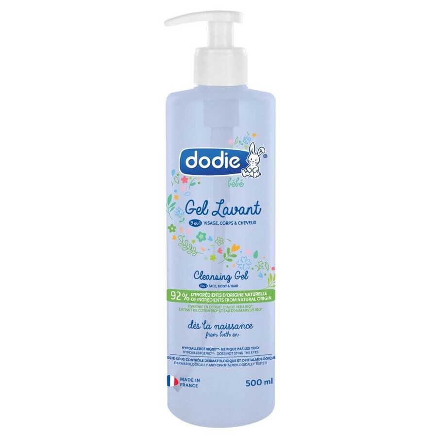 Gel lavant 3 en 1, 500 ml, Dodie