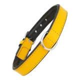 Hondenhalsband Gloria Gestoffeerd Geel (45cm) (45 x 2 cm)