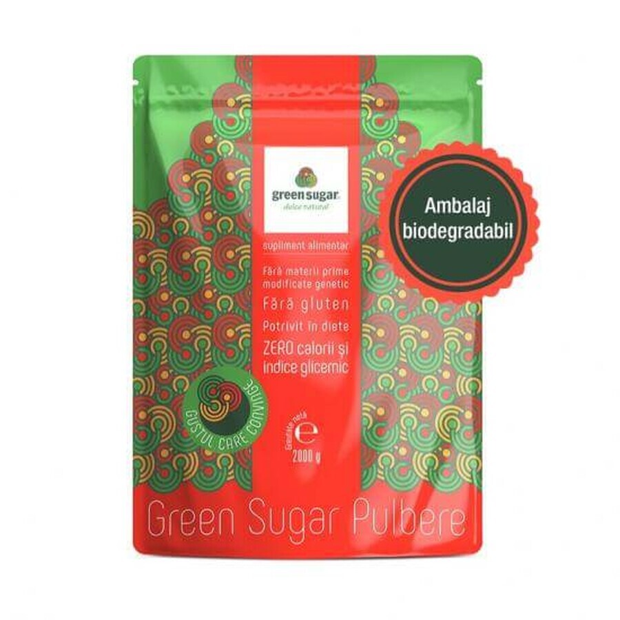 Groene Suiker poeder, 2 kg, Remedia