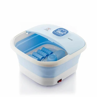 Spa de pieds pliable avec rouleaux et baldaquin d'hydromassage InnovaGoods (Remis à neuf A)