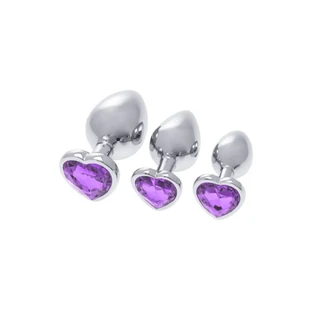 Plug anale S Pleasures Silver Lilac