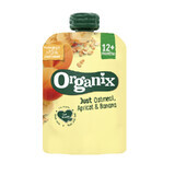 Snack bio d'avoine, abricots et bananes, 100 gr, Organix