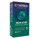 Non Stop Stippen & Lijnen Controle Condooms (12 stuks)