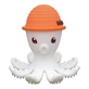 Anillo gingival de silicona Octopus Orange, Mombella