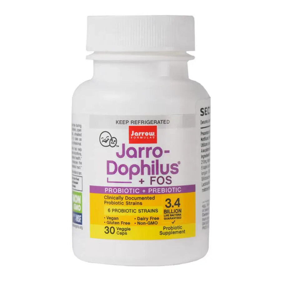 Jarro-Dophilus+Fos 30cps Secom