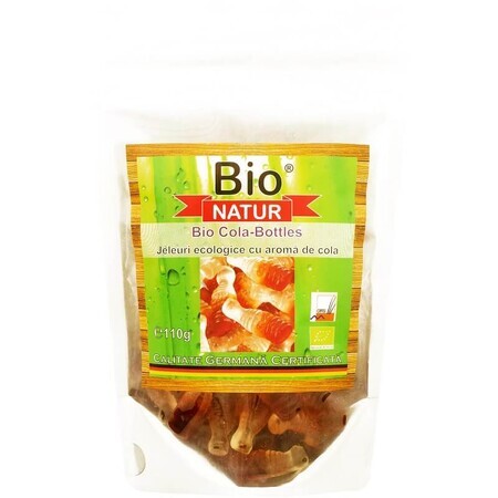 Gelatine ecologiche al gusto Cola, 110 gr, Bio Natur