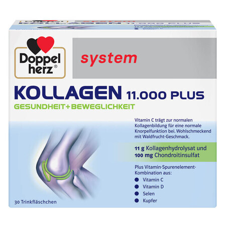 Kollagen 11.000 Plus, 30 flacons unidoses, Doppelherz