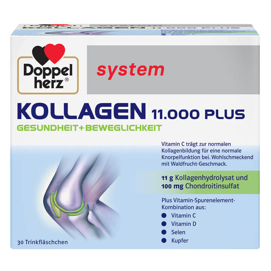 Kollagen 11.000 Plus, 30 injectieflacons, Doppelherz Beoordelingen