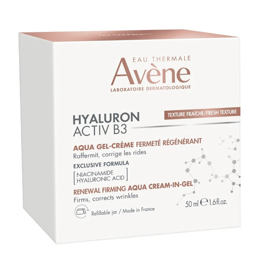 Aqua-gel crema de reserva regeneración celular Hyaluron Activ B3, 50 ml, Avene