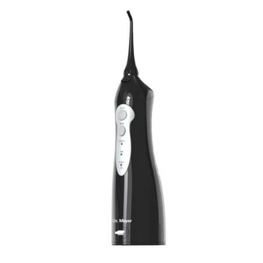 Dr. Mayer draagbare monddouche met 5 tips 3100 Zwart, Dr. Mayer