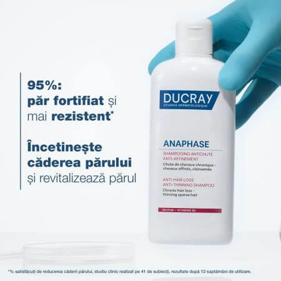 Aanvullende shampoo tegen haaruitval Anaphase, 200 ml, Ducray