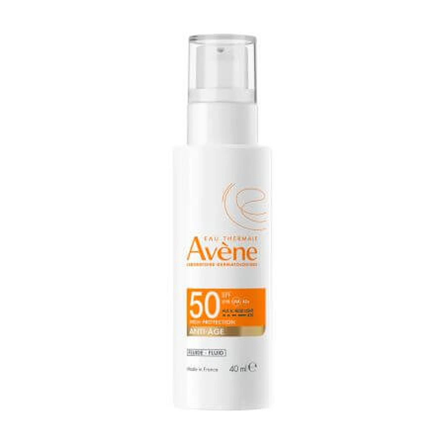 Anti-verouderingsvloeistof met zonnebescherming SPF 50, 40 ml, Avene