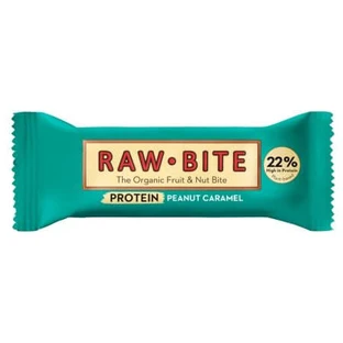 Organiczny baton proteinowy Peanut Caramel, 45 g, Raw Bite