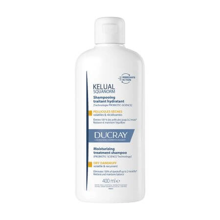 Kelual Squanorm Droge Roos Shampoo, 400 ml, Ducray