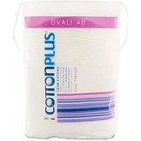 Ovale reinigingsschijven 9x7 cm, 40 stuks, Cotton Plus